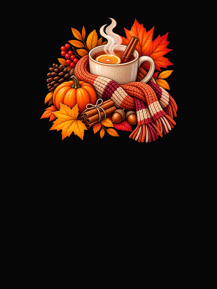 Cozy Autumn Pumpkin & Cinnamon Fall Harvest by Sed94