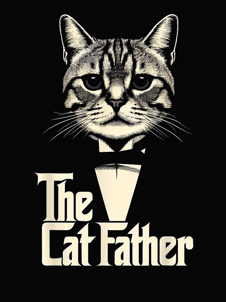 The Catfather Father Of Cats Funny Cat by BASKF