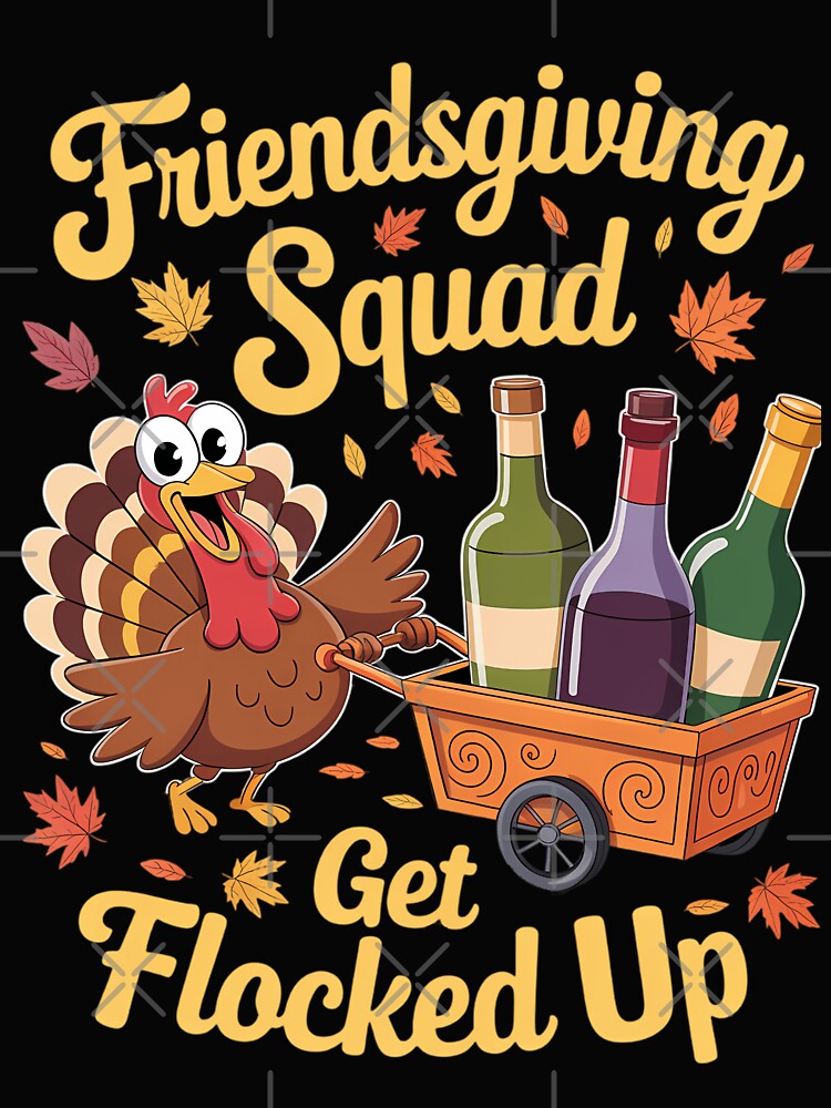 Friendsgiving Squad Get Flocked Up by brynatshop