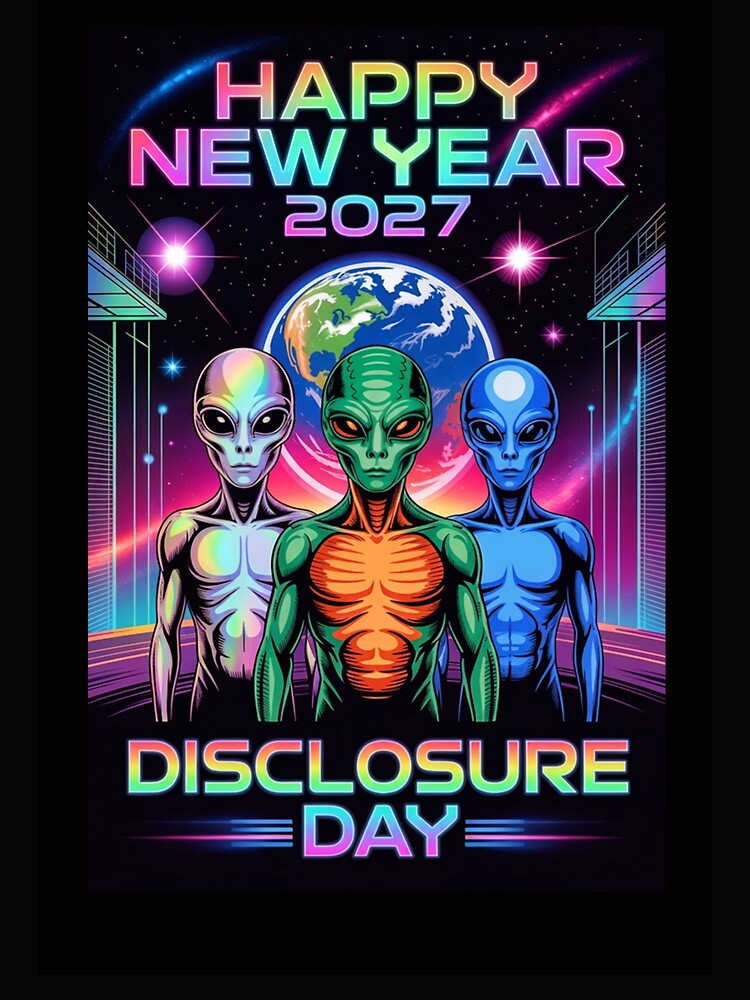 HAPPY NEW YEAR 2027 - Disclosure Day - You Are Not Alone by DBM Photo Art 1