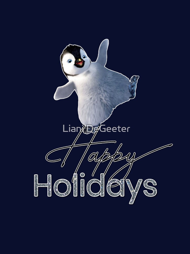 Penguin Holiday Greeting by Liani DeGeeter