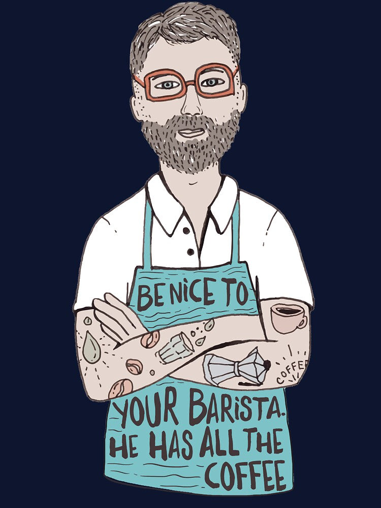 Be Nice To Your Barista by Miruna Illustration