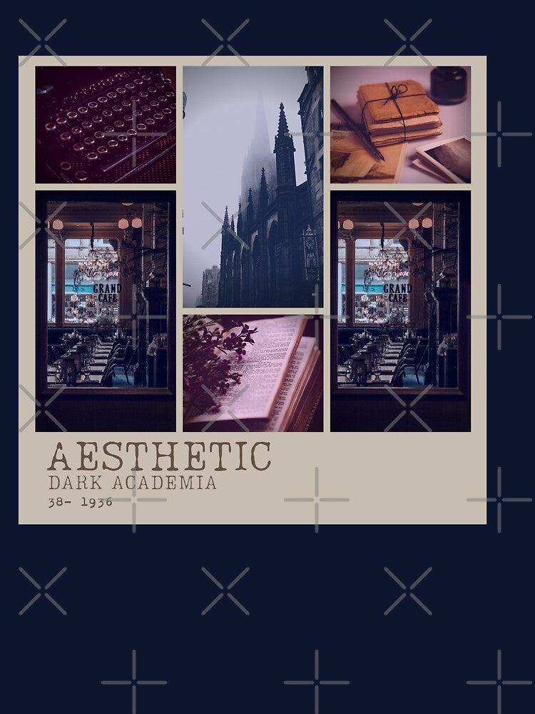 Aesthetic Dark Academia Photography Collage by estheticianart