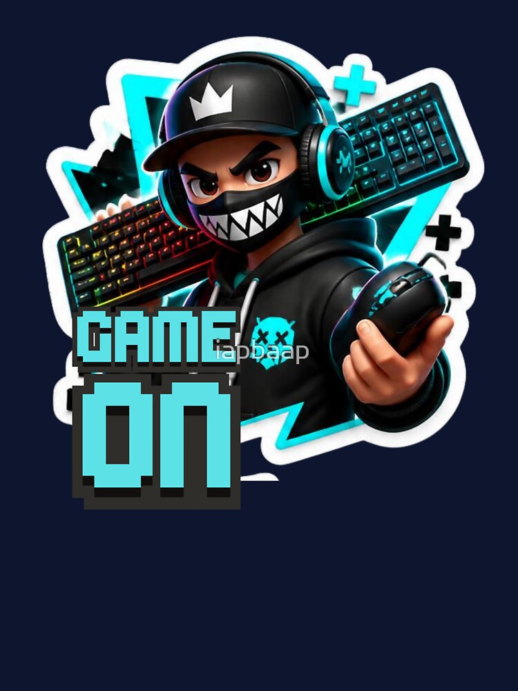 Game On - Gamer Tshirt by iapbaap