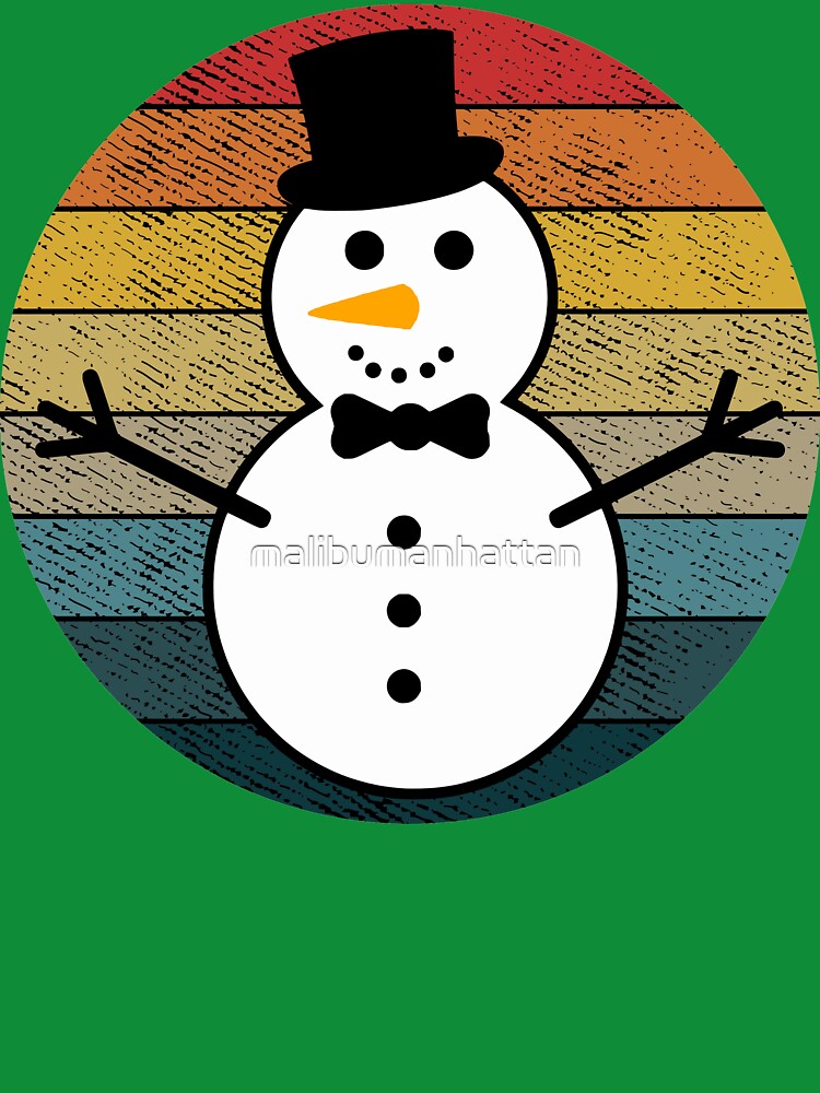 Snowman, Christmas Snowman by malibumanhattan