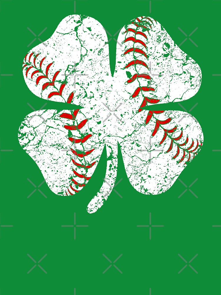 Baseball St Patrick's Day Catcher Pitcher Shamrock by MichelSorour