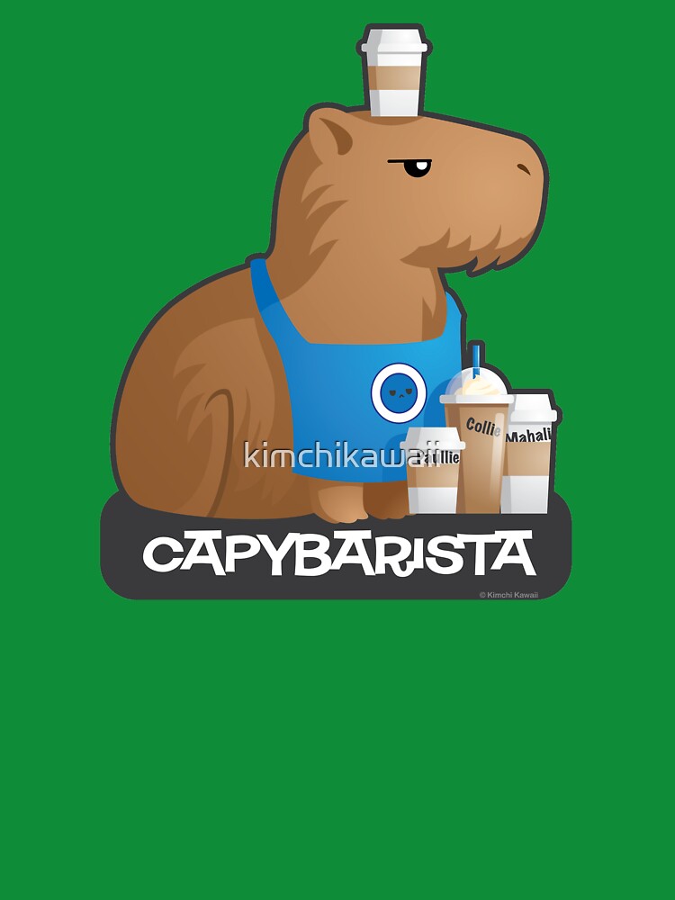 Capybara Barista by kimchikawaii