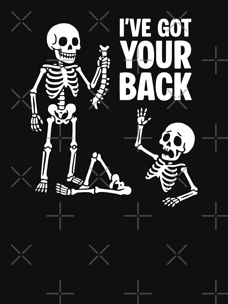 I've Got Your Back Costume Halloween Skeletons by NQArtist