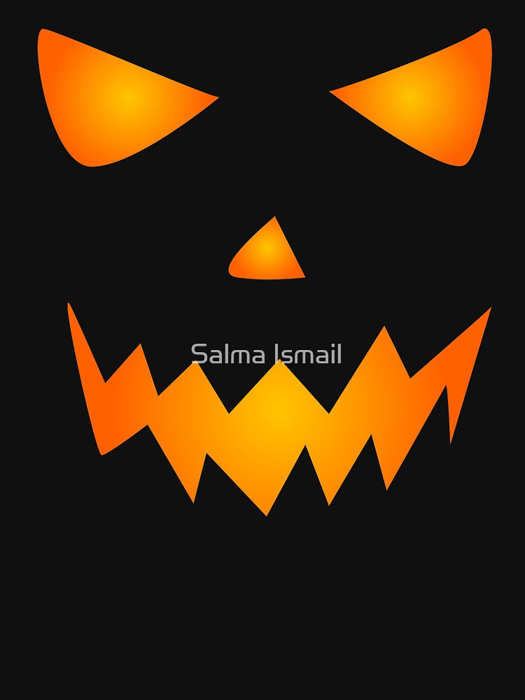 Cat Face Meh Funny Halloween by Salma Ismail