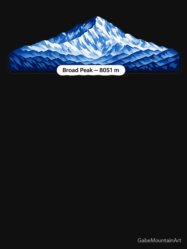 Broad Peak  8051 m – Minimalist Himalayan Mountain by Gabe1983