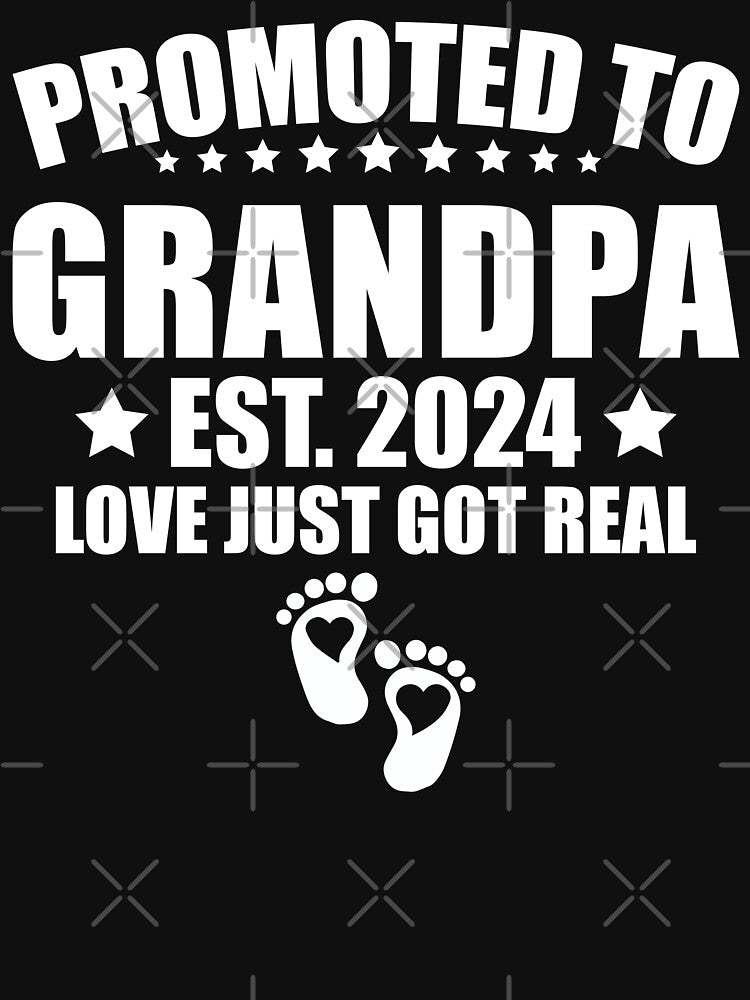 Promoted to Grandpa Est. 2024 Wisdom and Hugs Ahead by EidosEmporiium
