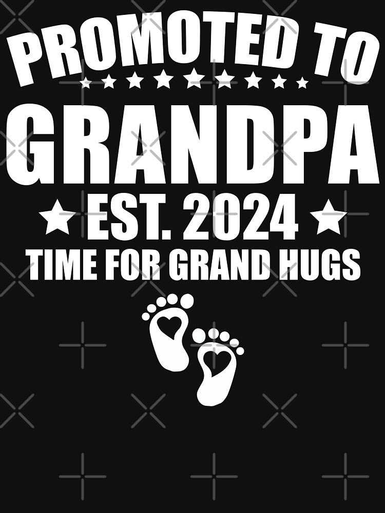Promoted to Grandpa Est. 2024: Blessed Beyond Measure by EidosEmporiium