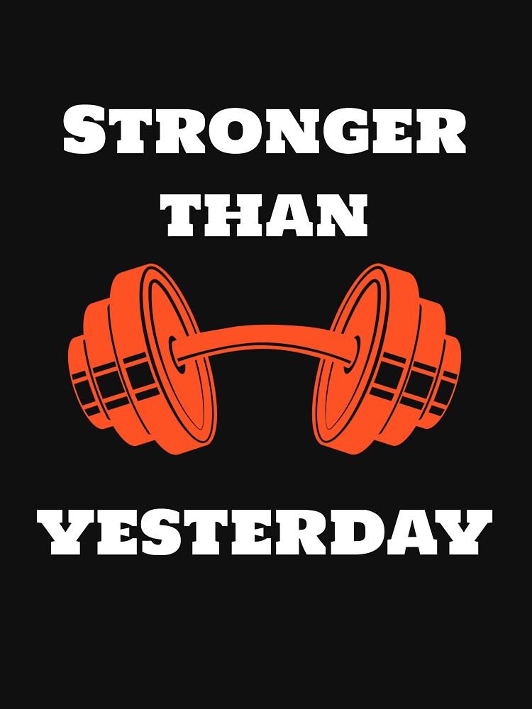 Stronger Than Yesterday Design by PucksPlace