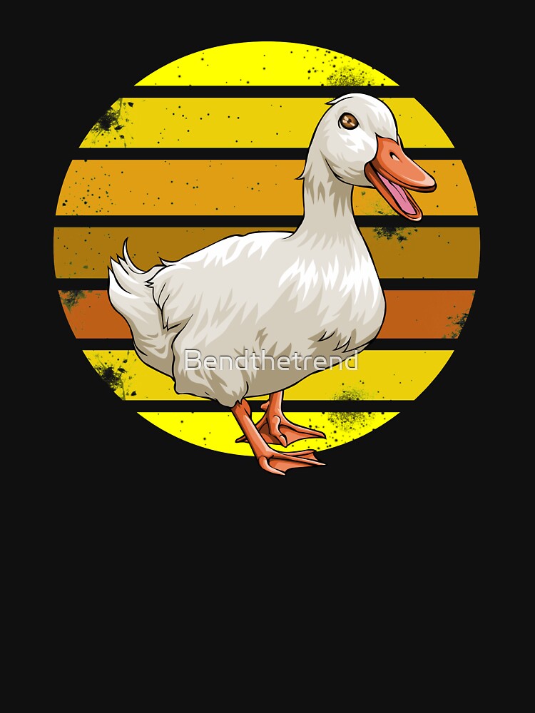 Duck Retro Funny Water Ducklings by Bendthetrend