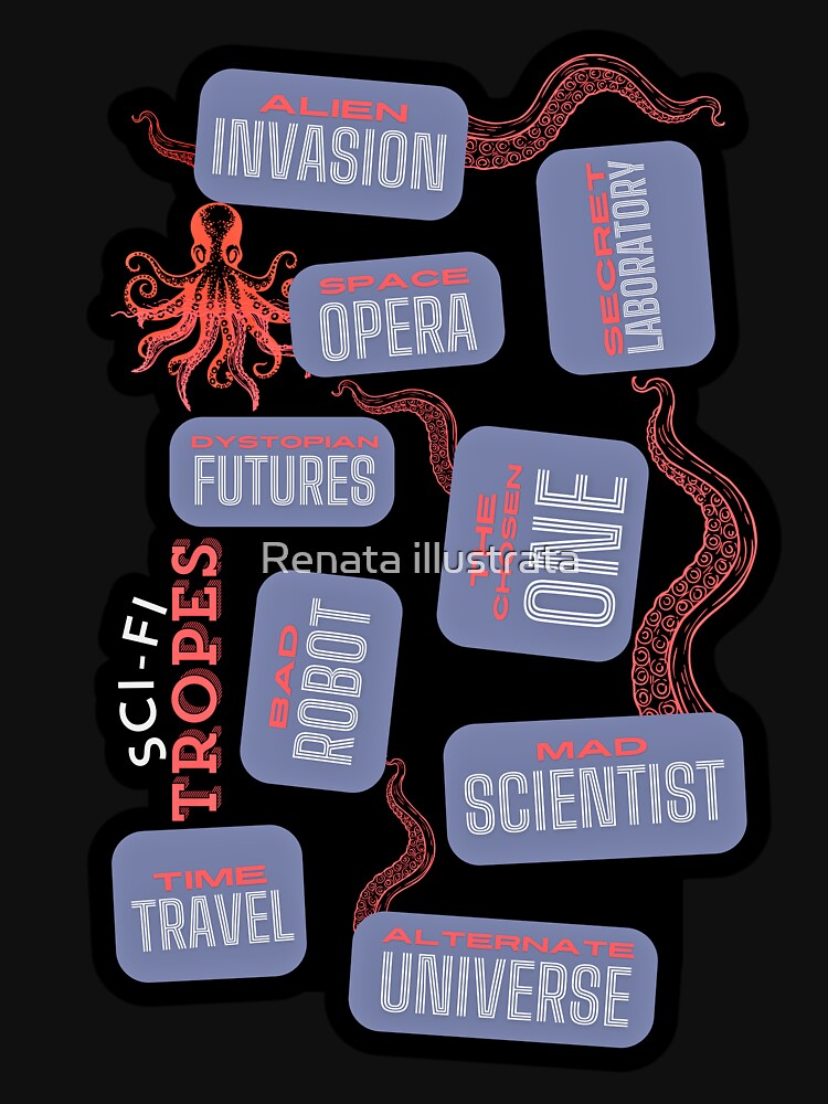 Fanfic Scifi Tropes by Renata Illustrata