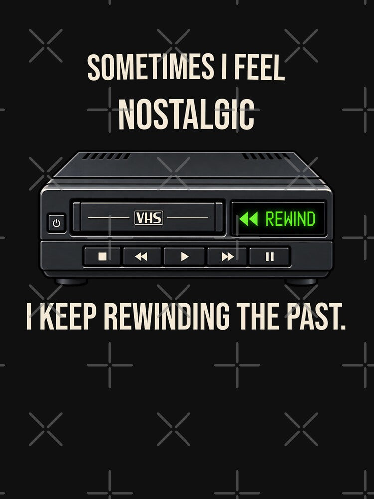 Retro VHS Rewind – 80s 90s Nostalgia by PuniverseDesign