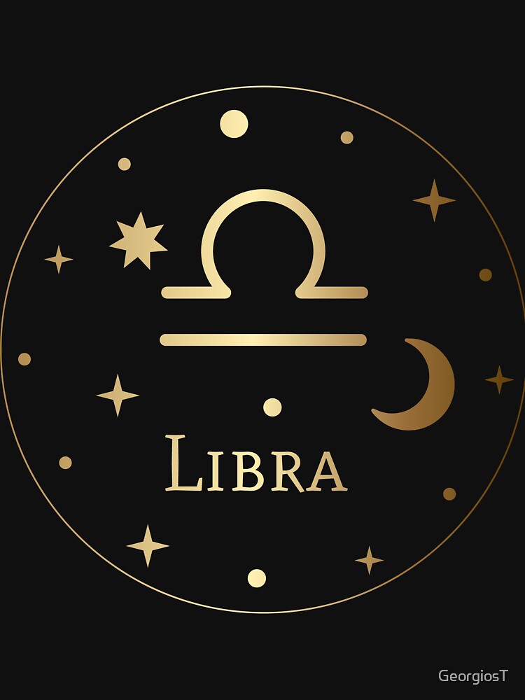 Libra Zodiac Sign Gold by GeorgiosT