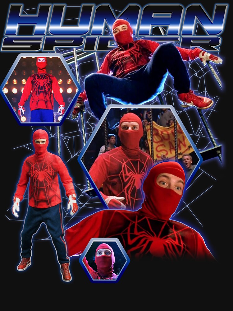 Human Spider T-Shirt by Kaos Emporium