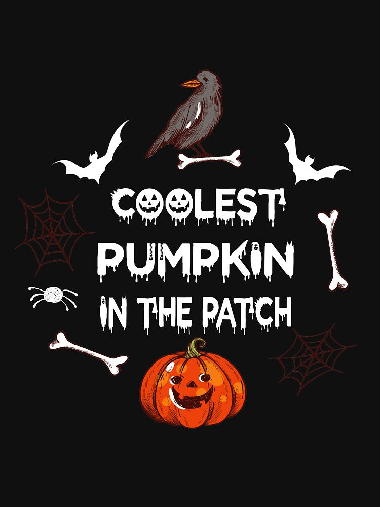 Kids Coolest Pumpkin In The Patch Toddler Boys Halloween Kids T-Shirt by shopping new