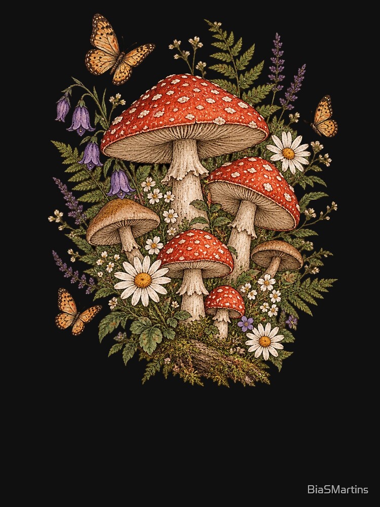 Enchanted mushrooms by BiaSMartins