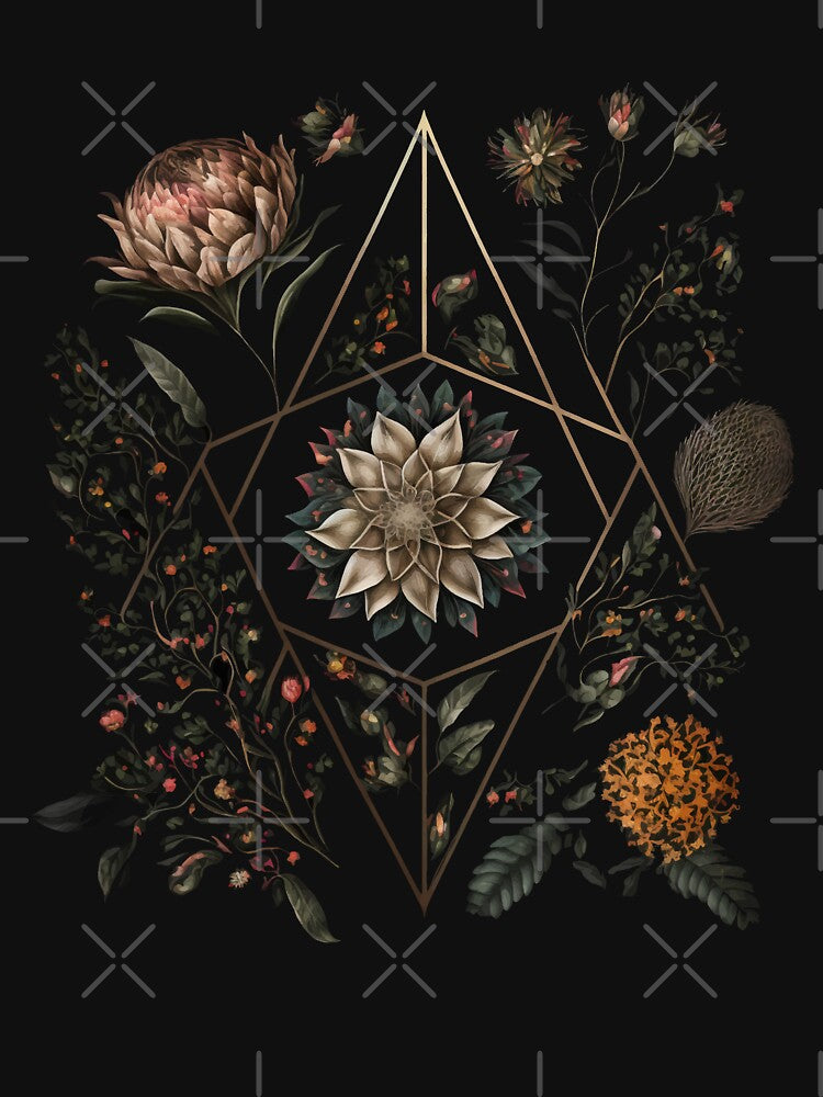 Sacred Geometry Wicca Botanical by Enyr