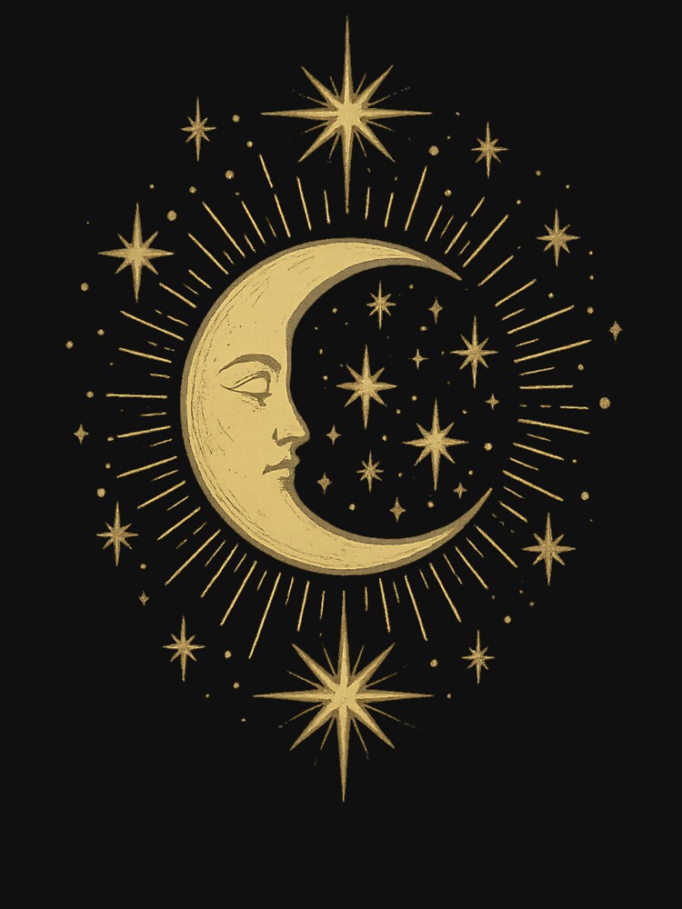 Mystical Magical Moon Celestial Art by Artful Soul