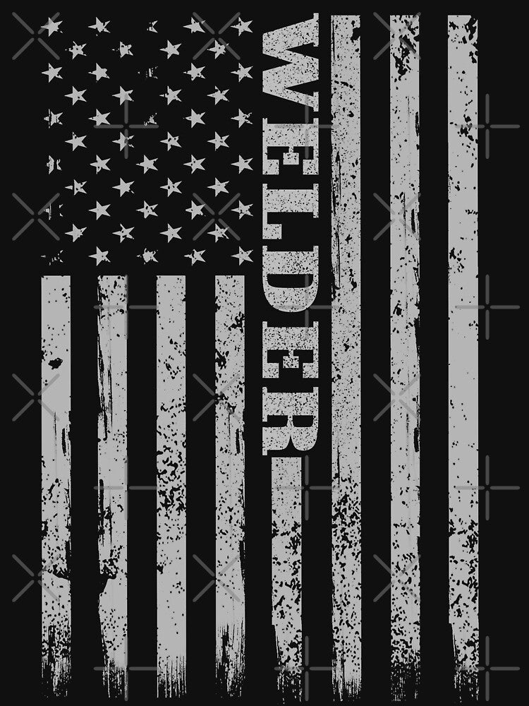 American Welder Flag Shirt, Proud Welders by WelderSurgeon