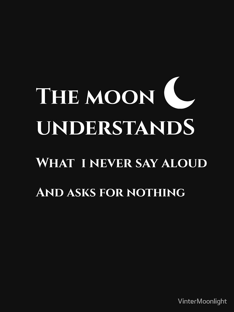 The Moon Understands-Gothic Haiku Poetry by VinterMoonlight