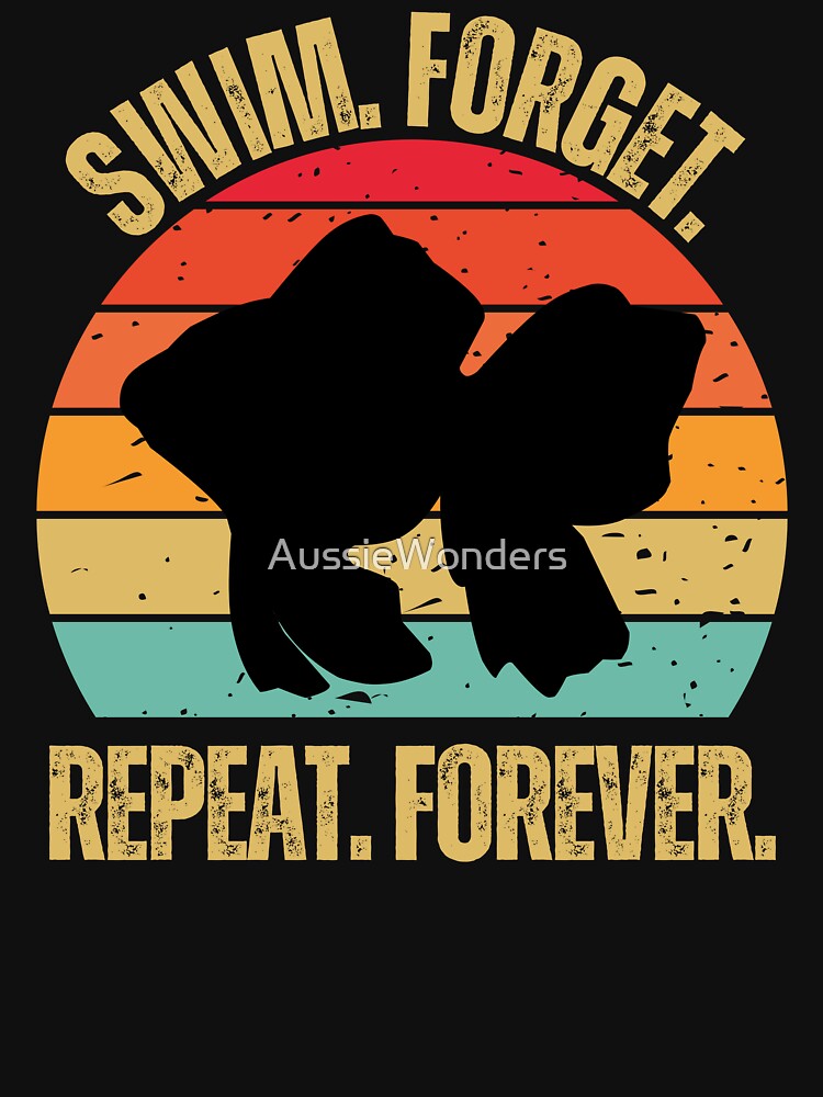 Retro Sunset Goldfish | Goldfish Vintage Retro Sunset | Goldfish Retro Sunset by AussieWonders