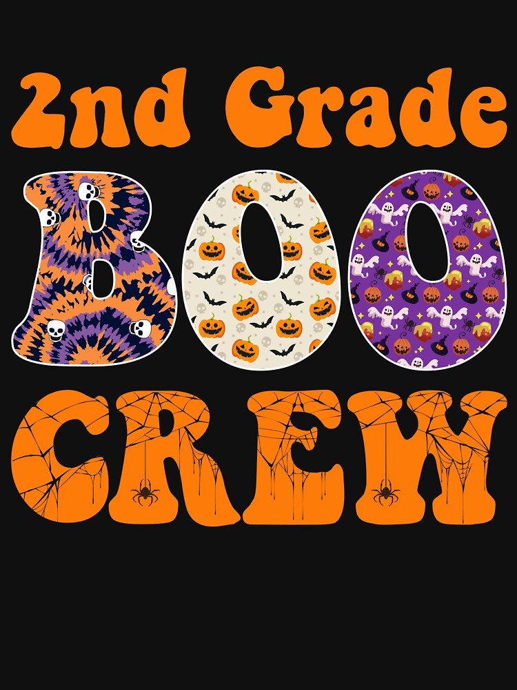 2nd Grade Boo Crew 2nd Grade Boys Girls Kids Funny Halloween Costume by zenzeroart ⭐⭐⭐⭐⭐