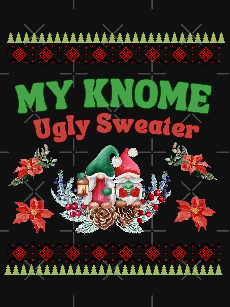 My Knome Ugly Sweater - Christmas, holiday, cute, funny, knome, ugly sweater by Ghoof-Wear