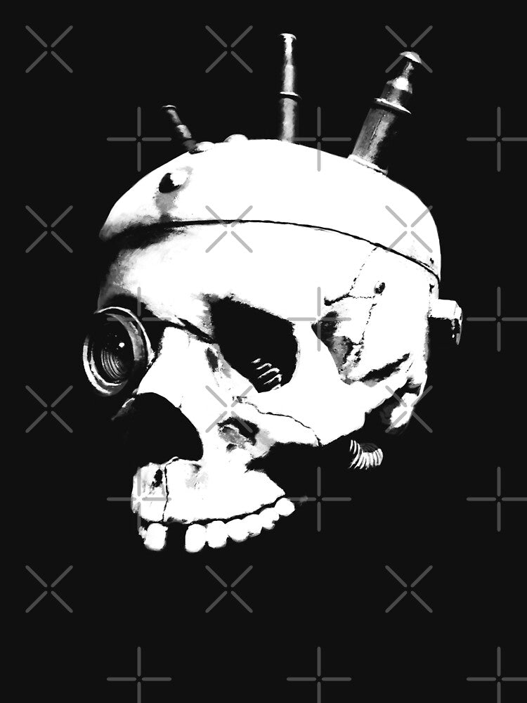 Cyberpunk Skull Mod.3 (White) by 7S Seveness Design