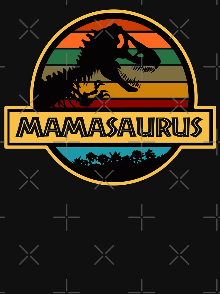 Mama Saurus Shirt - Mom Dinosaur Shirt by Ake10