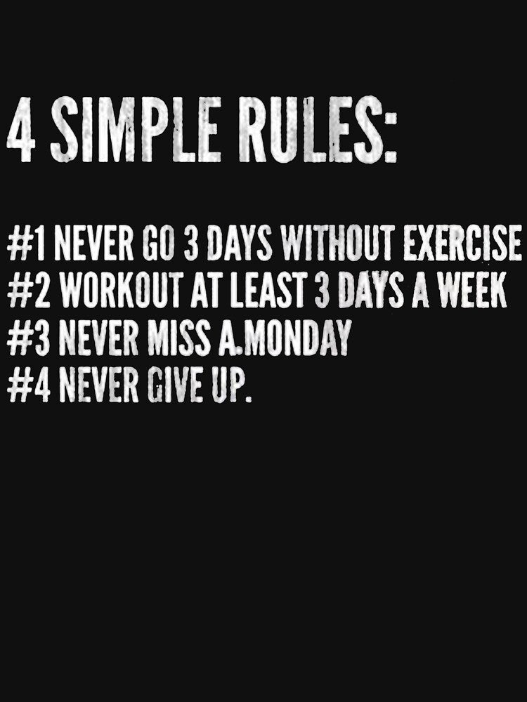 4 simple rules to fitness! by ericsj11