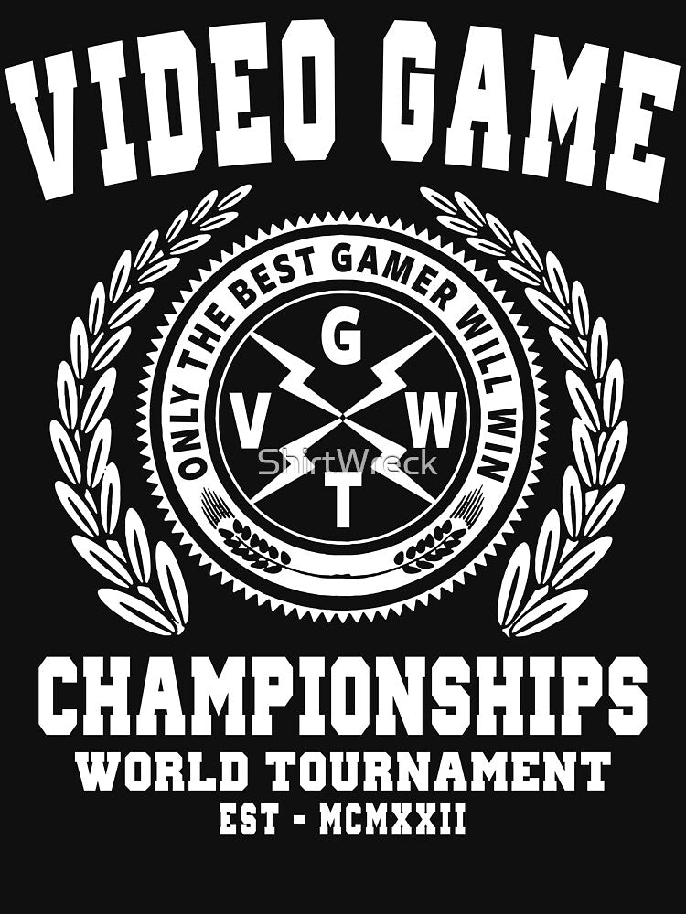 GAMING - VIDEO GAME CHAMPIONSHIPS - GAMER by ShirtWreck