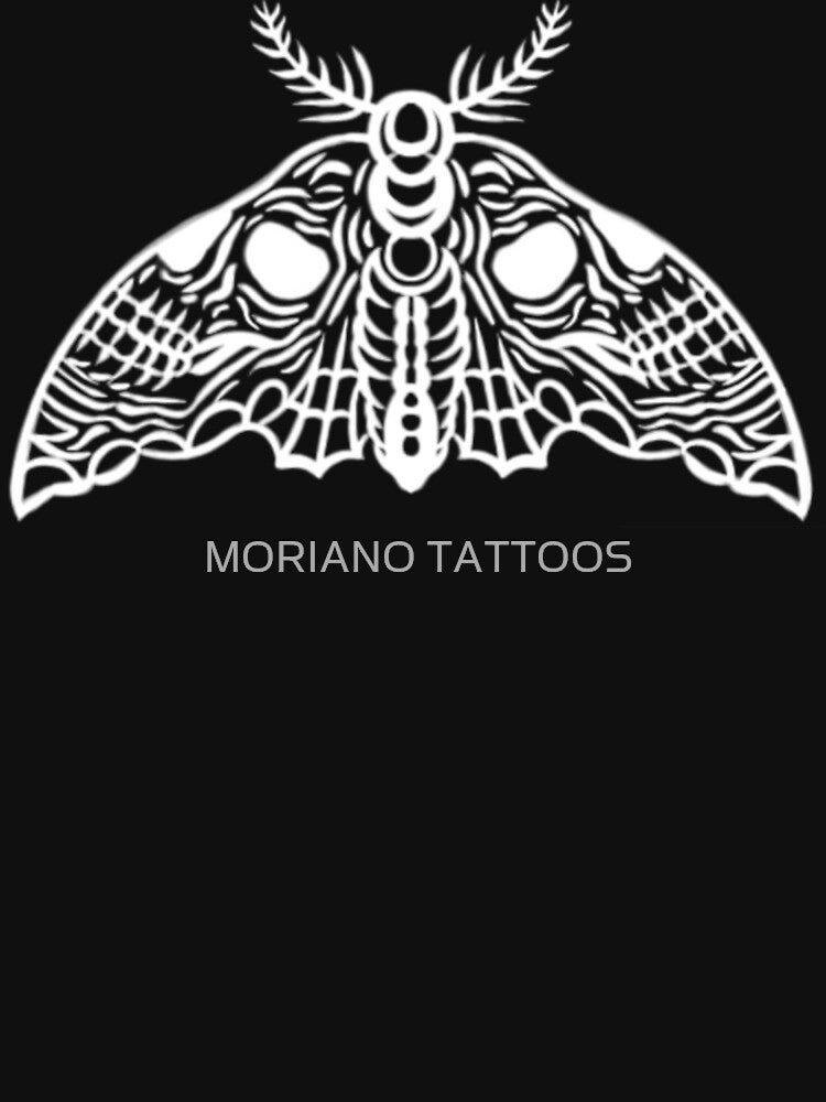 Skull Moth Tattoo by MORIANO TATTOOS