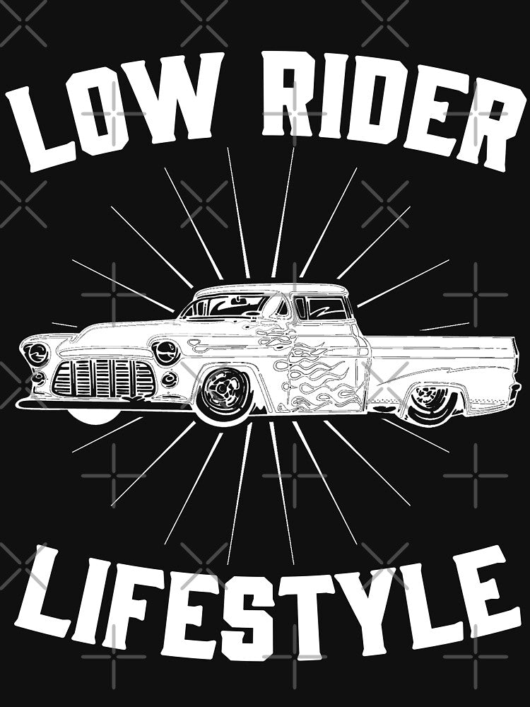 Low Rider Freestyle Retro Vintage Distressed Design by JakeRhodes