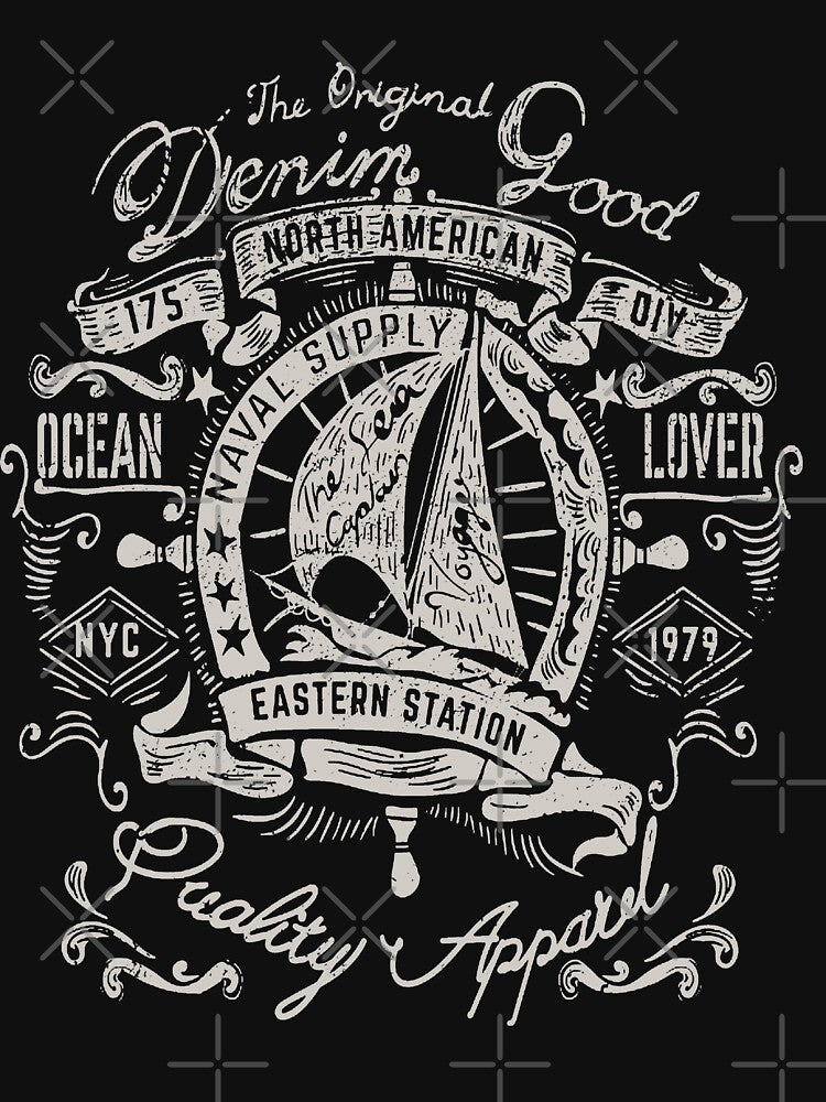Sailing Ship Retro Vintage Distressed Design by JakeRhodes