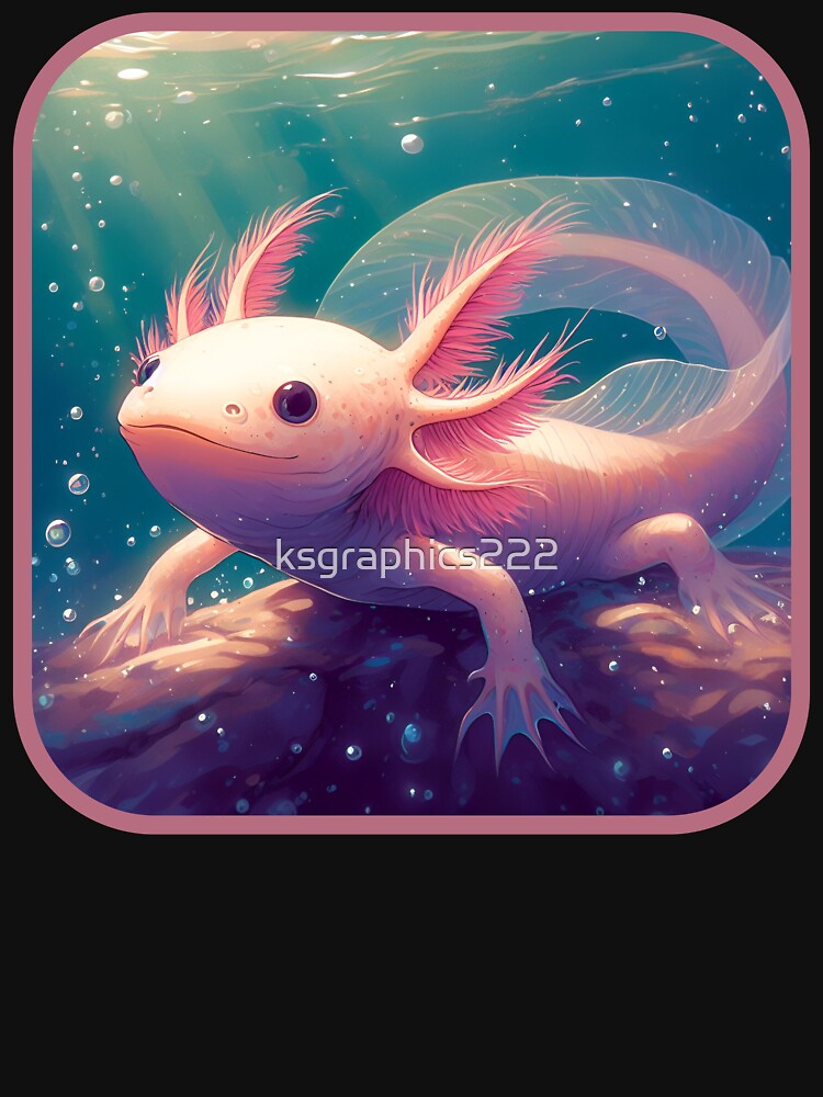 Axolotl Art #21 | Axolotl Lovers by ksgraphics222