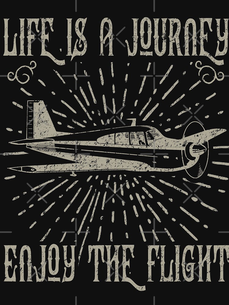 Airplane Flight Retro Vintage Distressed Design by JakeRhodes
