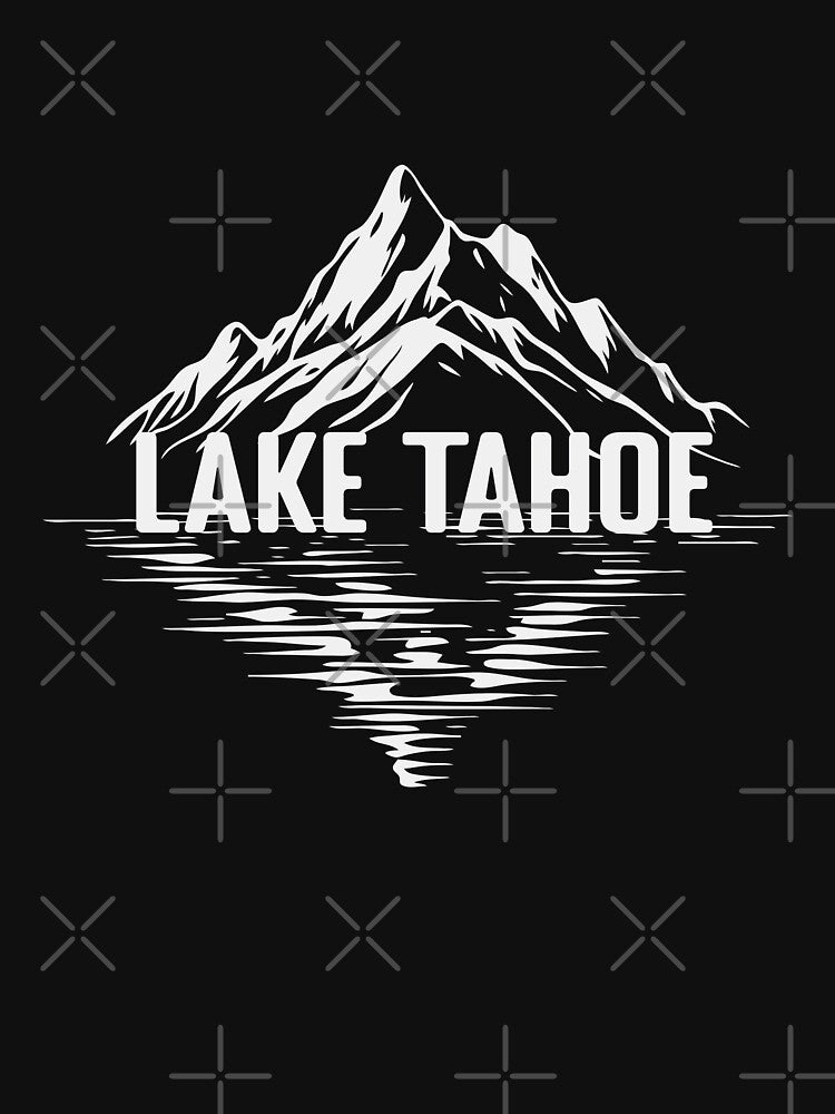 Lake Tahoe - California (with White Lettering) by VelvetRoom