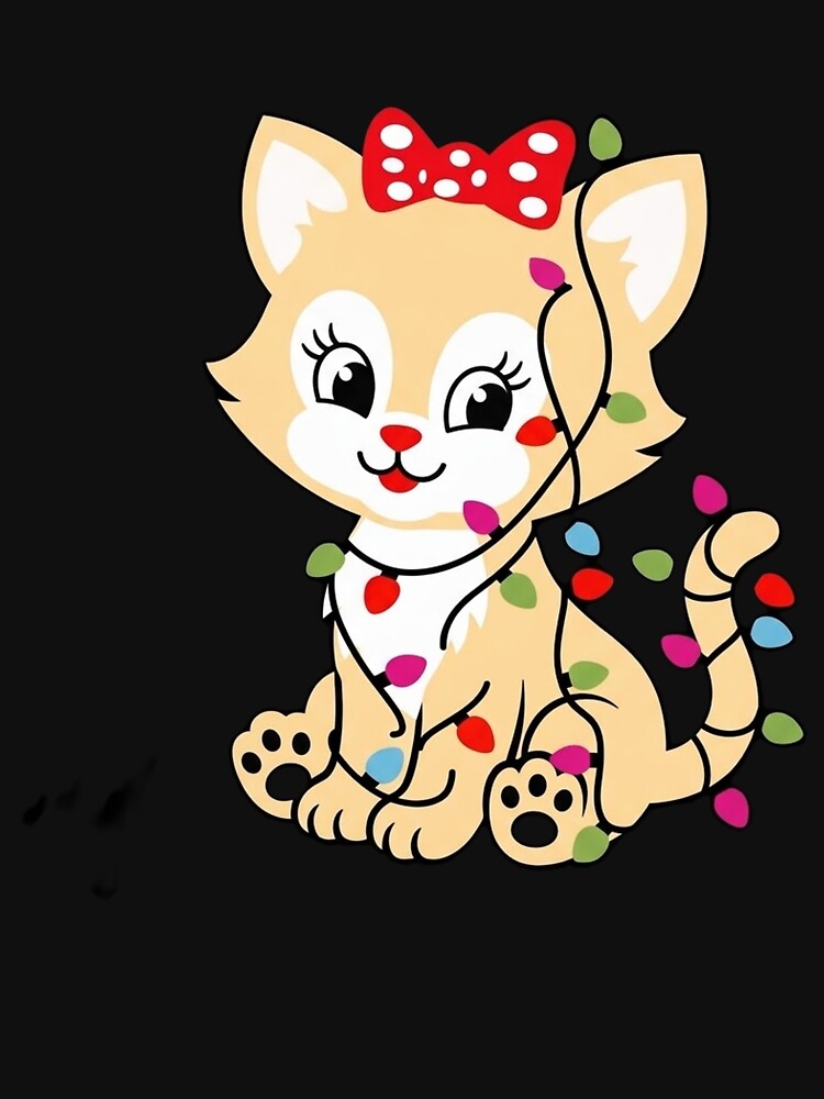 Christmas Kitten Holiday Cat Lover Pet Owner by Ruuper4all