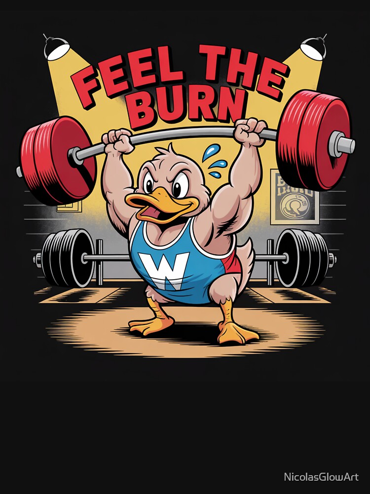 Feel The Burn | T-Shirt by NicolasGlowArt