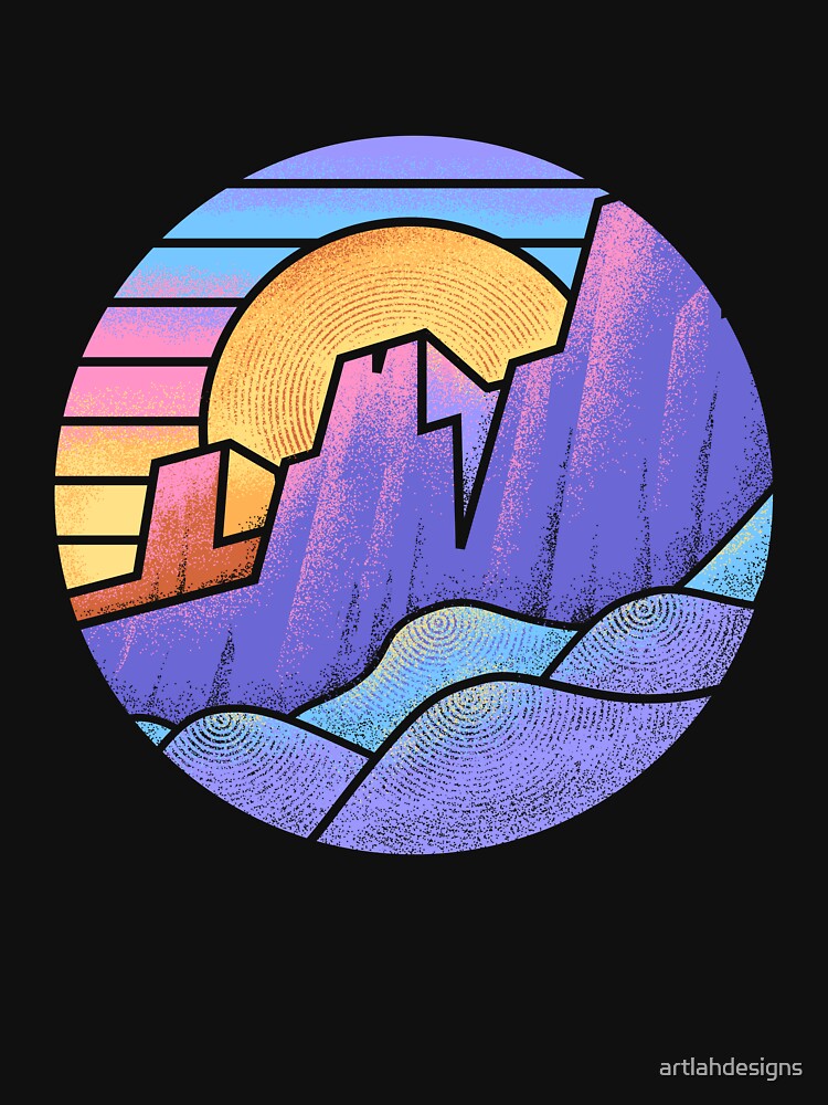 Blocky Mountains by artlahdesigns