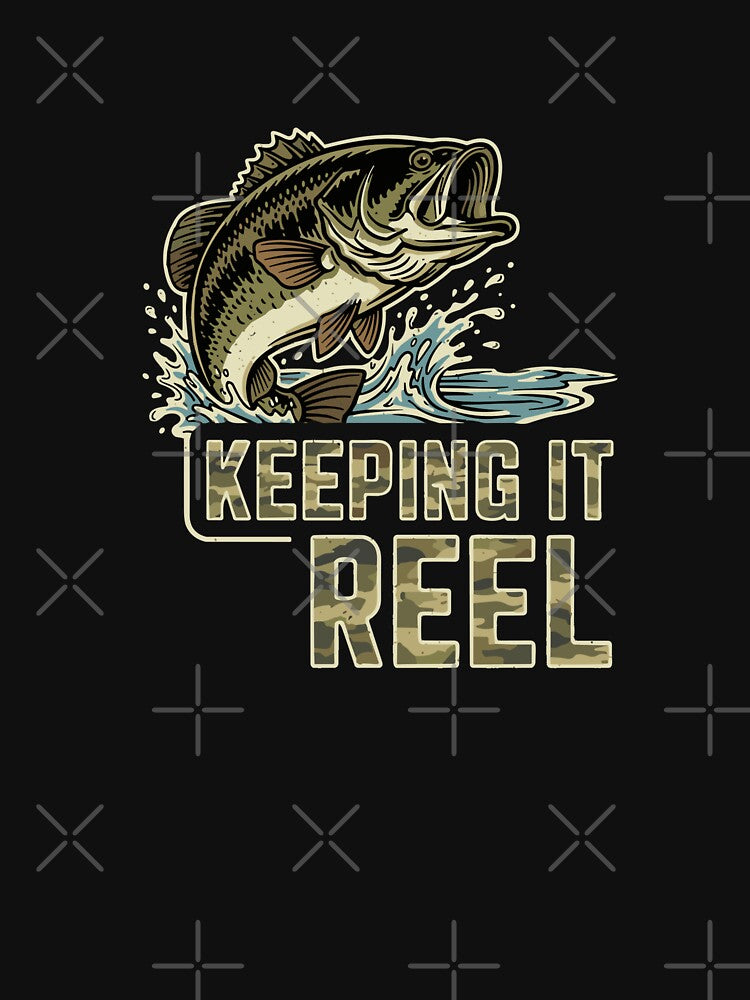Keeping It Reel Fishing Angler Fisherman Humor by SofiBlair