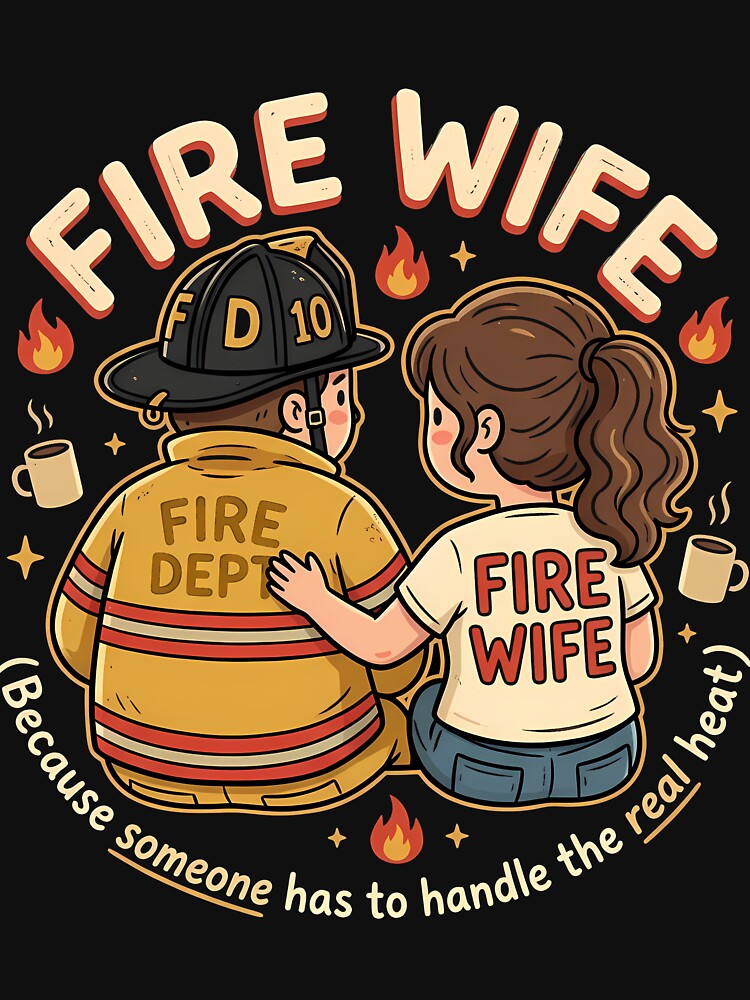 Fire Wife Shirt - Feuerwehr Partner Support by IsabellaRyland