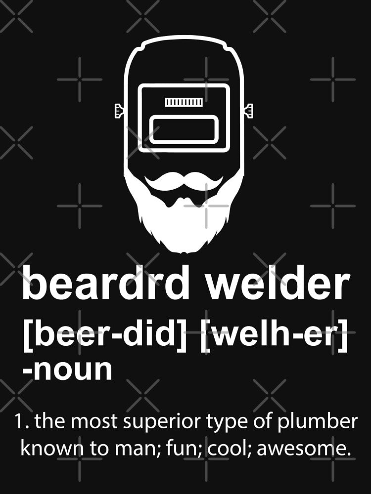 Bearded Welder noun , Welders , Welding by Tee Hub