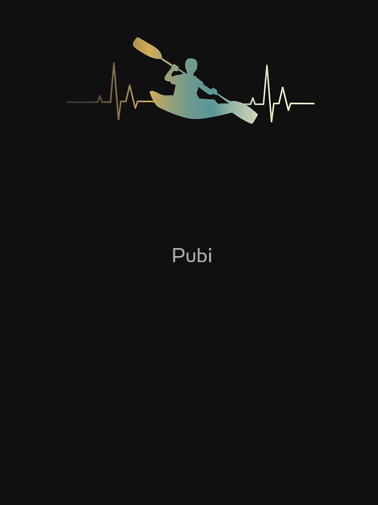 Kayak Heartbeat Kayak Paddling Canoe Watersports by Pubi