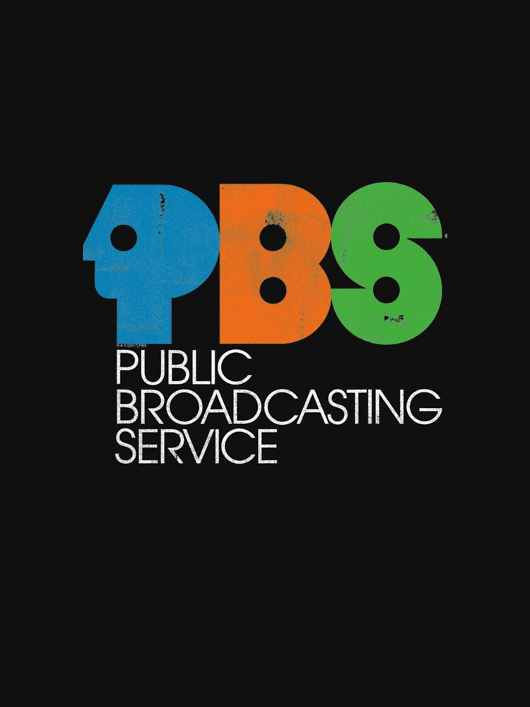 Pbs Vintage Logo Distressed by insta-tee