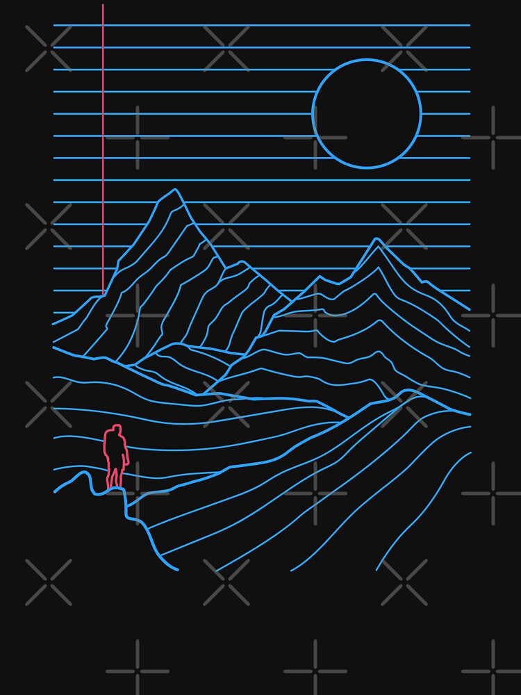Linear Mountainscape (Reverse) by Gamma-Ray